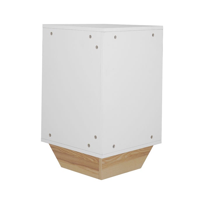 KC-Play Cornen-A/Corner Shelf Cabinet C40-White